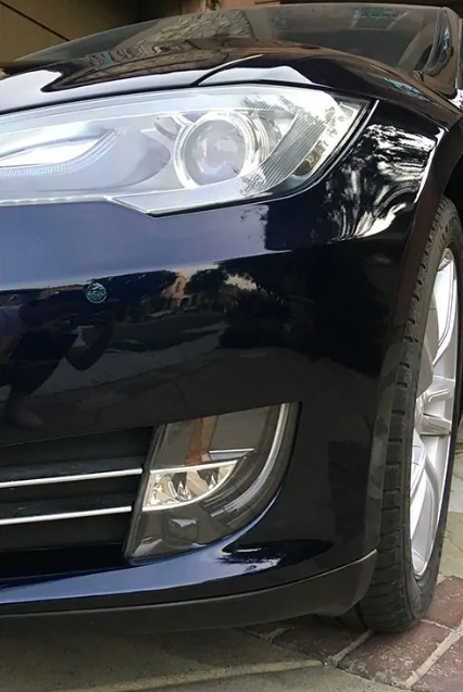 Bumper scratch after smart paint repair